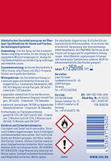 Desinfektionsspray Intense Hand & Fläche SOS