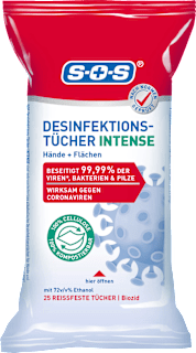 Desinfektionstücher Intense Hand & Fläche SOS