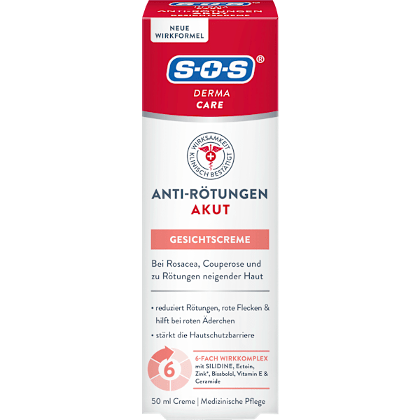 Gesichtscreme Anti-Rötungen Akut SOS