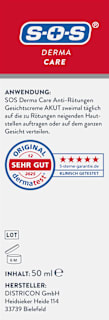 Gesichtscreme Anti-Rötungen Akut SOS