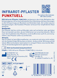Infrarotpflaster flexibel SOS
