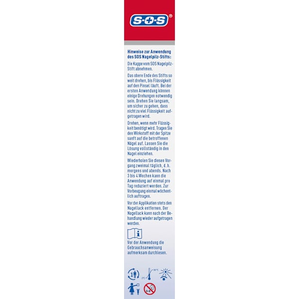 Nagelpilz Entferner Stift SOS