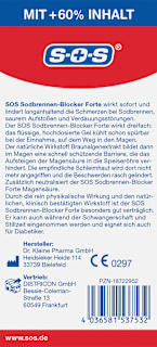 SOS Sodbrennen Blocker Forte 24 St SOS