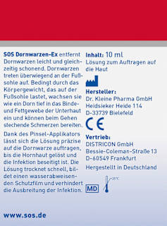 Warzen Entferner Dornwarzen-Ex SOS