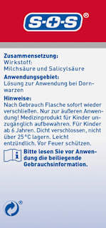Warzen Entferner Dornwarzen-Ex SOS
