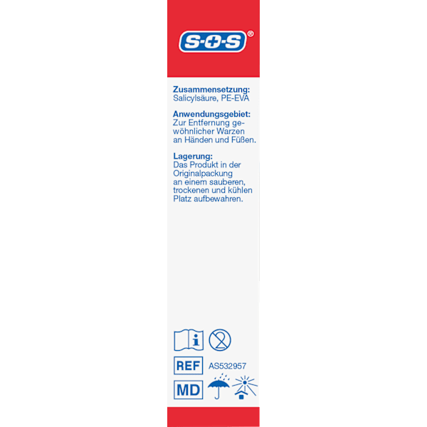 Warzen Entferner Pflaster, Warzen-Ex SOS