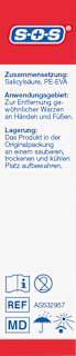 Warzen Entferner Pflaster, Warzen-Ex SOS