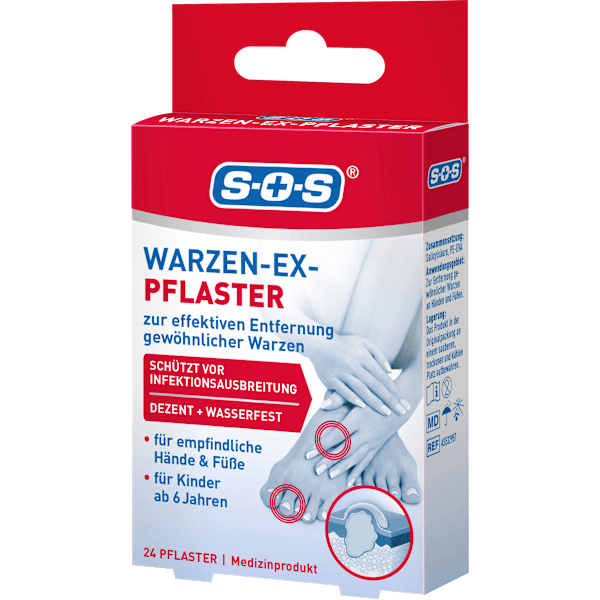 Warzen Entferner Pflaster, Warzen-Ex SOS