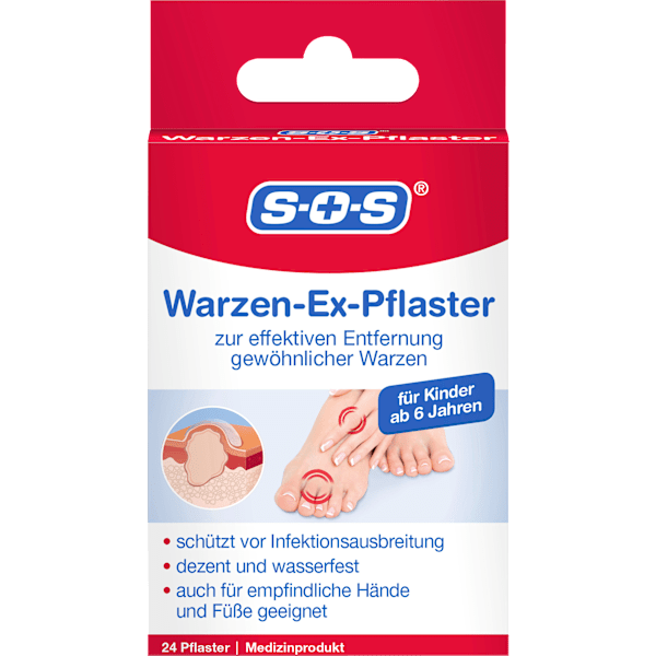 Warzen Entferner Pflaster, Warzen-Ex SOS