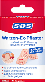 Warzen Entferner Pflaster, Warzen-Ex SOS