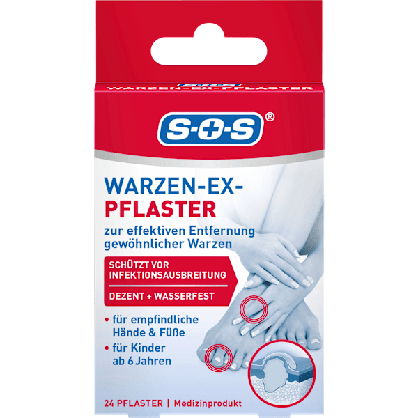 Warzen Entferner Pflaster, Warzen-Ex SOS