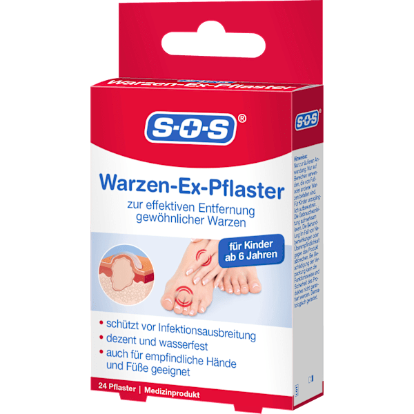 Warzen Entferner Pflaster, Warzen-Ex SOS
