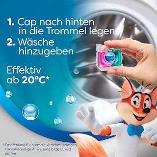Vollwaschmittel Caps Power Deo Frische-Kick Spee