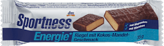 Energieriegel, Kokos Mandel Geschmack Sportness