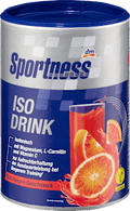 Iso Drink Pulver, Blutorangen Geschmack Sportness