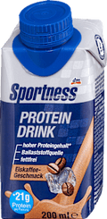 Protein Drink Eiskaffee Geschmack, trinkfertig Sportness
