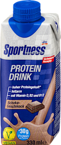Protein Drink, Schoko Geschmack, trinkfertig Sportness
