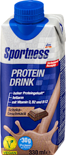 Protein Drink, Schoko Geschmack, trinkfertig Sportness