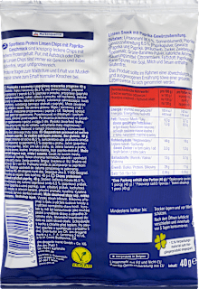 Protein Linsen Chips, Paprika Geschmack, vegan Sportness