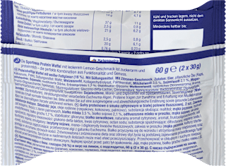 Protein Waffeln, Lemon-Geschmack Sportness
