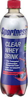 Proteindrink, Clear Whey, Wildberry Geschmack, trinkfertig Sportness