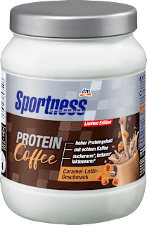 Proteinpulver, Coffee Caramel-Latte-Geschmack Sportness