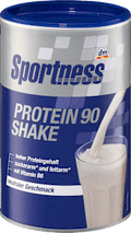 Proteinpulver, Protein Shake 90, neutraler Geschmack Sportness
