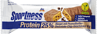 Proteinriegel 25%, Peanutbutter, vegan Sportness