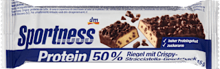 Proteinriegel 50%, Crispy Stracciatella Geschmack Sportness