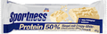 Proteinriegel 50%, Crispy White Chocolate Geschmack Sportness