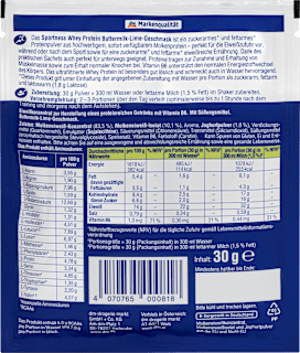 Whey Proteinpulver, Buttermilk-Lime-Geschmack Sportness
