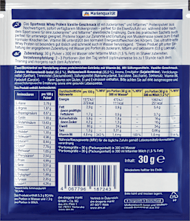 Whey Proteinpulver, Vanille Geschmack Sportness