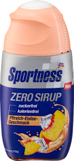 Zero Sirup Pfirsich Eistee Geschmack Sportness