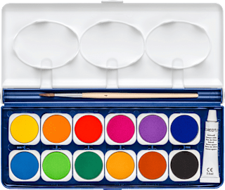 Malkasten Wasserfarben 12 Farben STAEDTLER