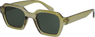 Sonnenbrille Erwachsene grün-braunes eckiges Gestell SUNDANCE