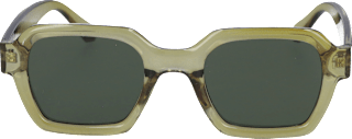 Sonnenbrille Erwachsene grün-braunes eckiges Gestell SUNDANCE