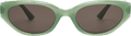 Sonnenbrille Erwachsene grünes Gestell, cateye Look SUNDANCE