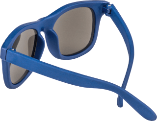 Sonnenbrille Kids, blaues Gestell mit bunten Dinos SUNDANCE