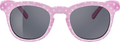 Sonnenbrille Kids rosa Gestell mit weißen Punkten & runde Gläser SUNDANCE