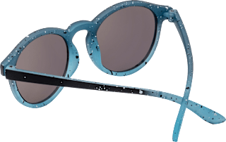 Sonnenbrille Kids schwarz graues Gestell, blau getönte Gläser SUNDANCE