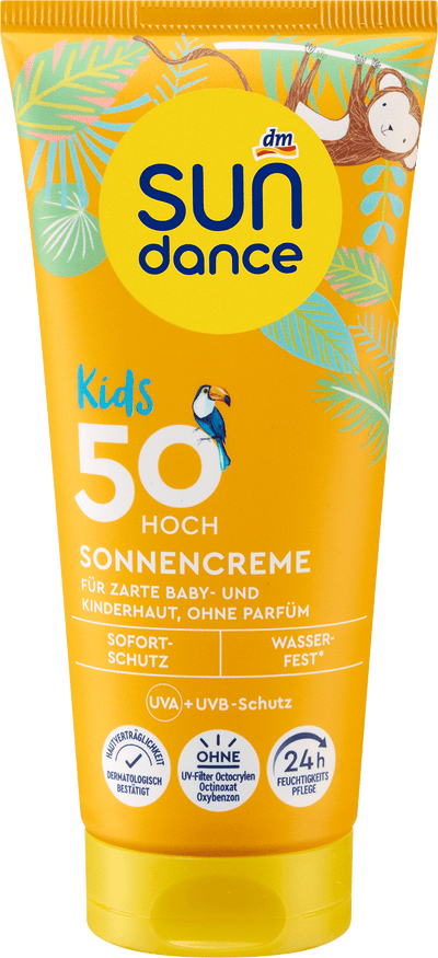 Sonnencreme Kids LSF 50, 100 ml SUNDANCE