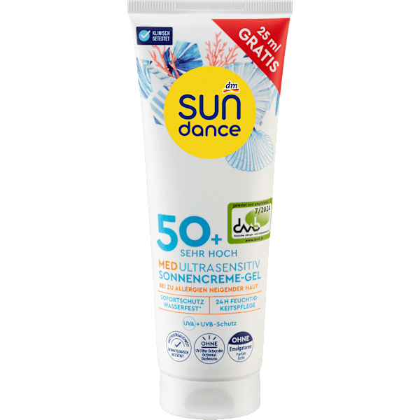 Sonnencremegel MED ultra sensitiv, LSF 50+ SUNDANCE