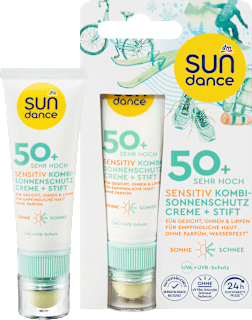 Sonnenschutz Kombi Gesicht sensitiv Creme & Stift, LSF 50 (25 ml & 3 g) SUNDANCE