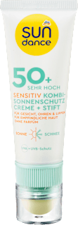 Sonnenschutz Kombi Gesicht sensitiv Creme & Stift, LSF 50 (25 ml & 3 g) SUNDANCE