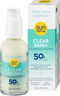 Sonnenschutzserum Gesicht clear skin+ LSF 50+ SUNDANCE