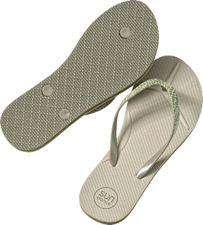 Zehentrenner Damen Animal Stripe (1 Paar) SUNDANCE