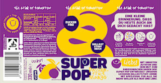 Erfrischungsgetränk, Super Pop Passionfruit-Mango SUPER POP