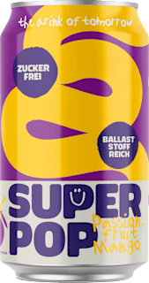 Erfrischungsgetränk, Super Pop Passionfruit-Mango SUPER POP