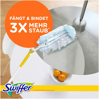 Staubmagnet Starterset (Griff + 3 Tücher)  Swiffer