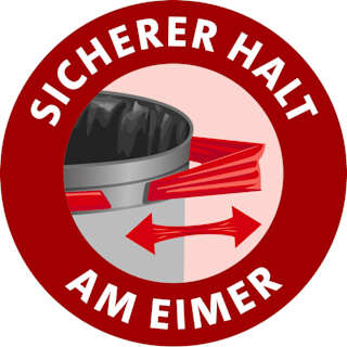 Müllbeutel 35 l Fixierband mit 100 % recyceltem Plastik Swirl